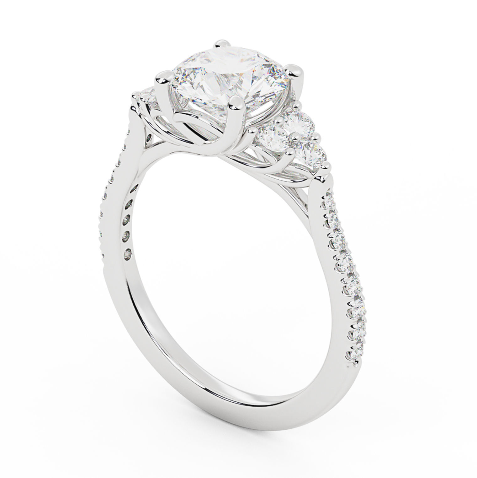 Engagement Ring 001 3D print model_14