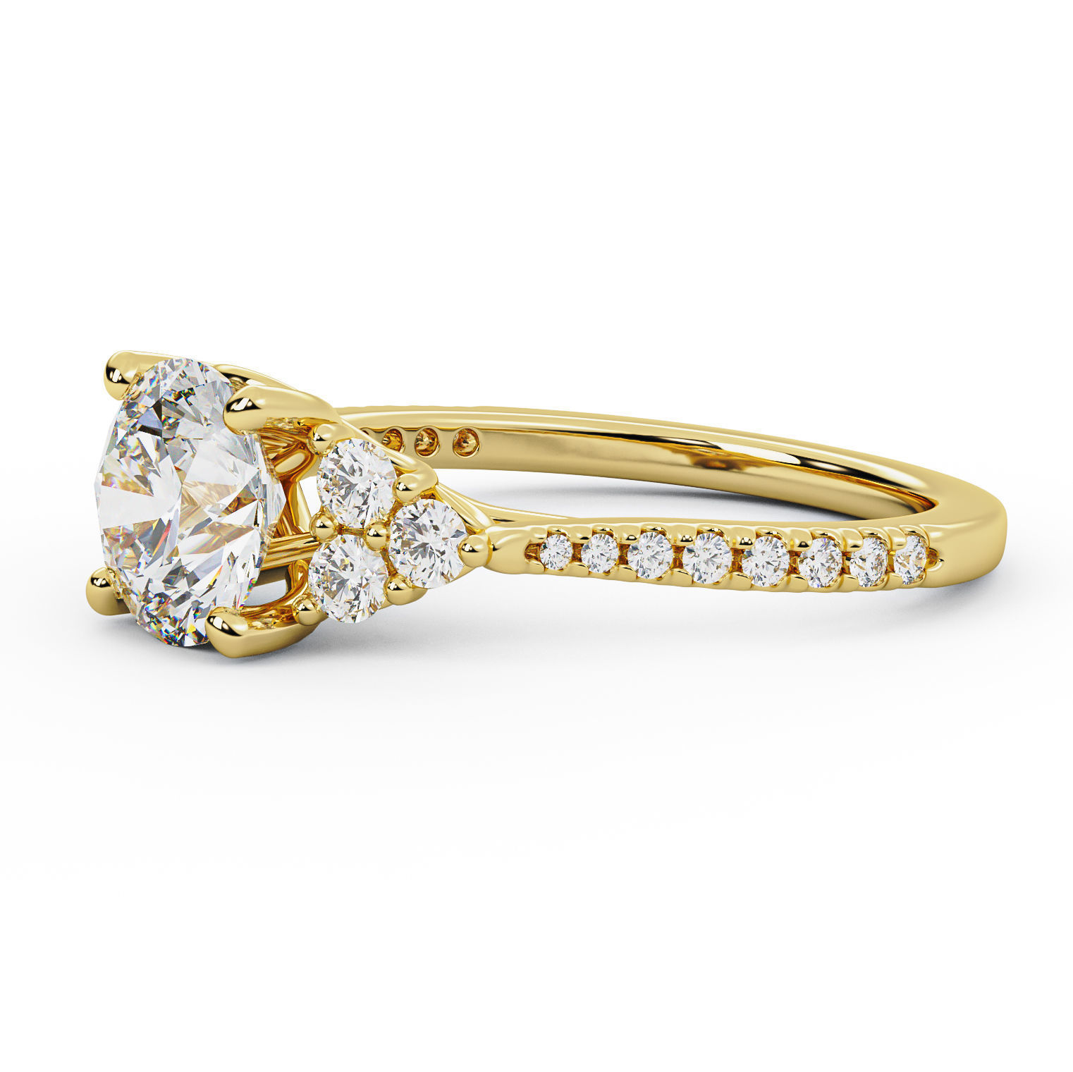 Engagement Ring 001 3D print model_2