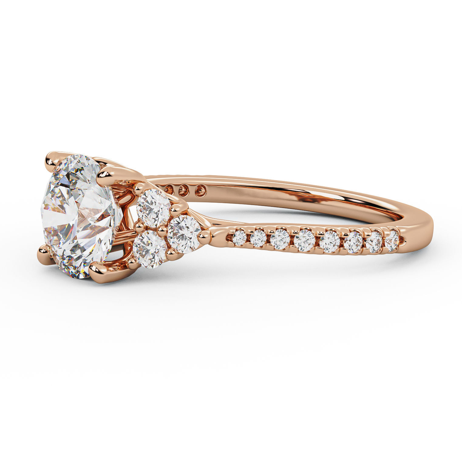 Engagement Ring 001 3D print model_5