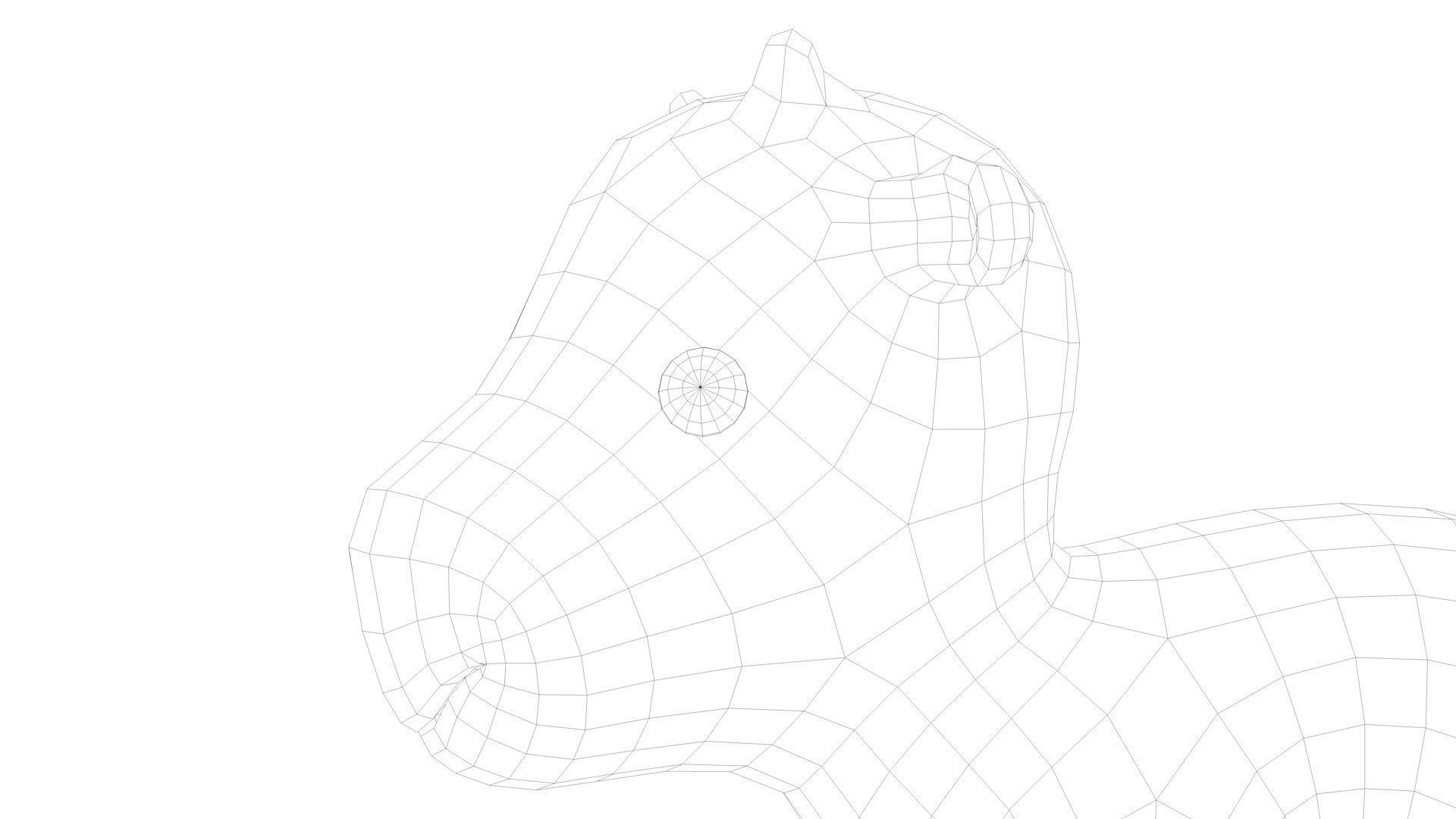 Cute Cow Low-poly 3D model_21