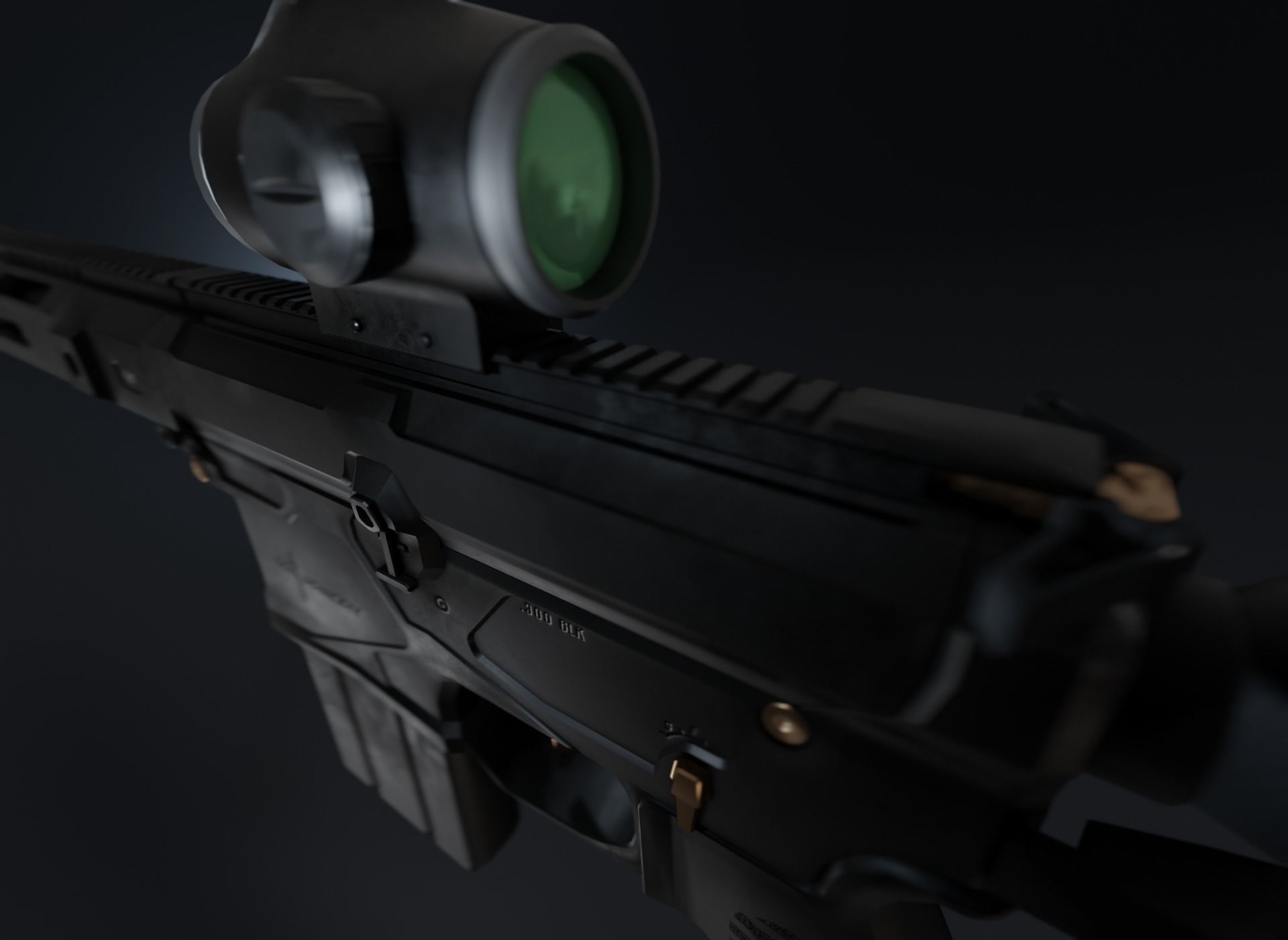 Rifle Package PBR Game Ready 3D Model Collection_12