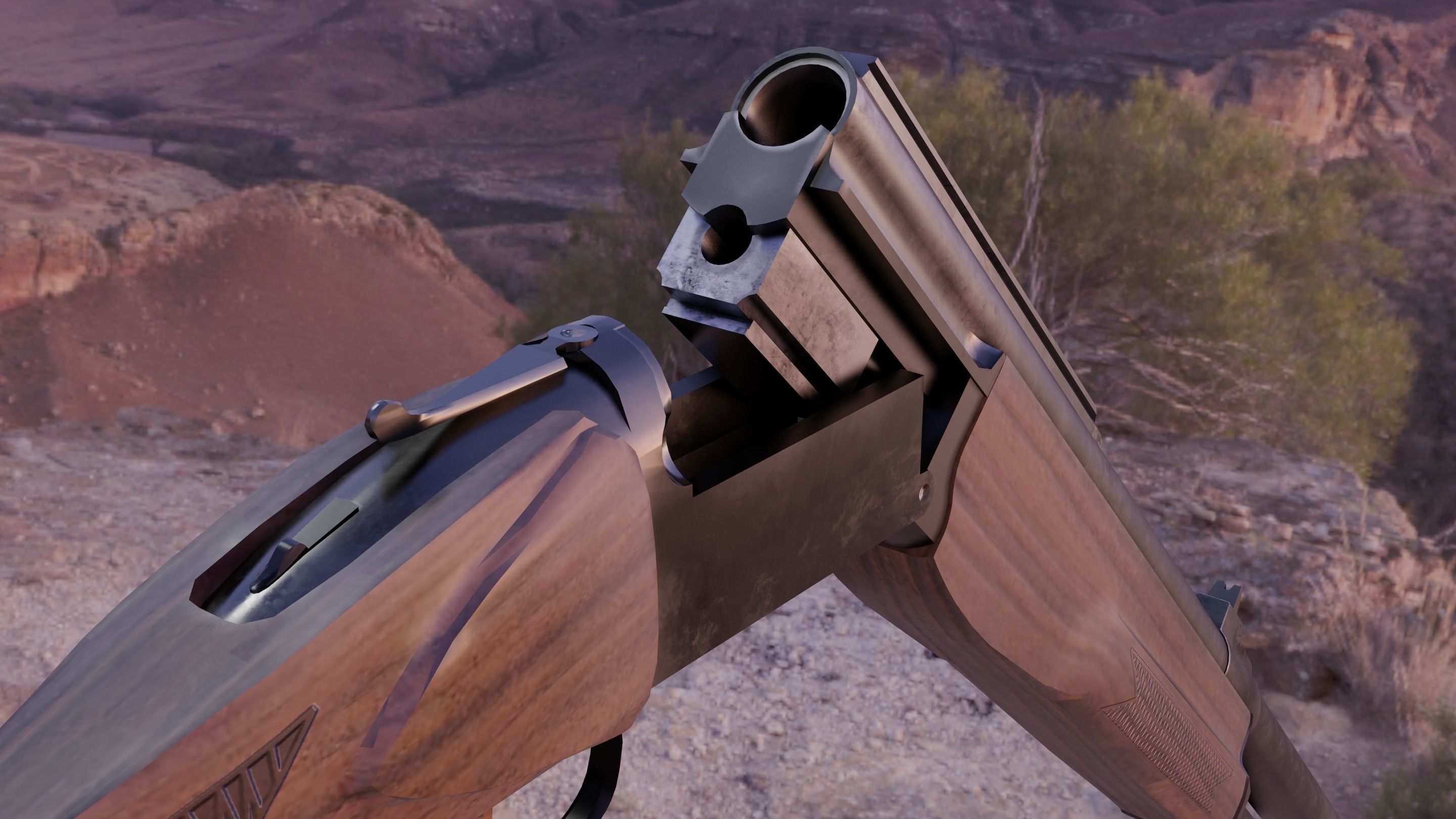 Rifle Package PBR Game Ready 3D Model Collection_6