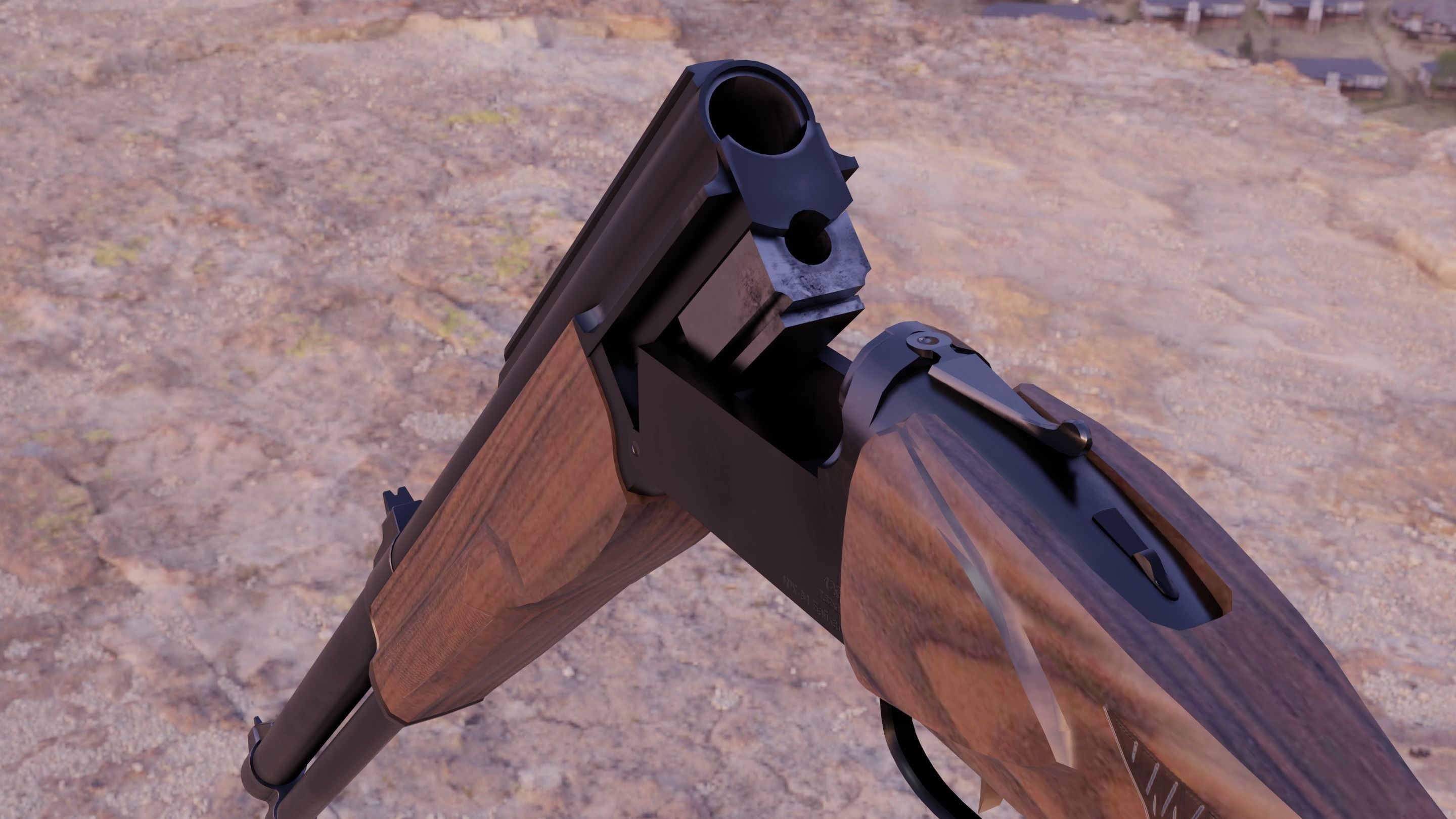 Rifle Package PBR Game Ready 3D Model Collection_7