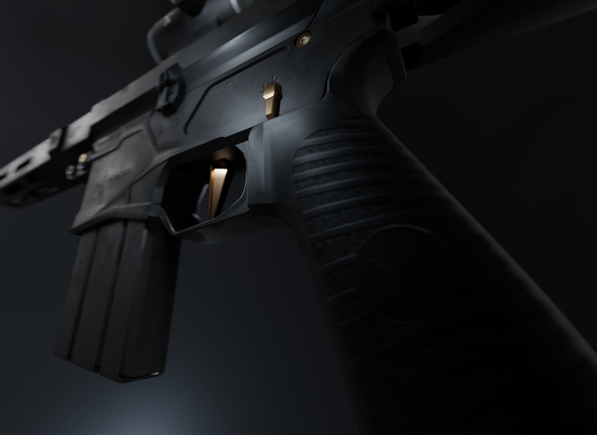 Rifle Package PBR Game Ready 3D Model Collection_14