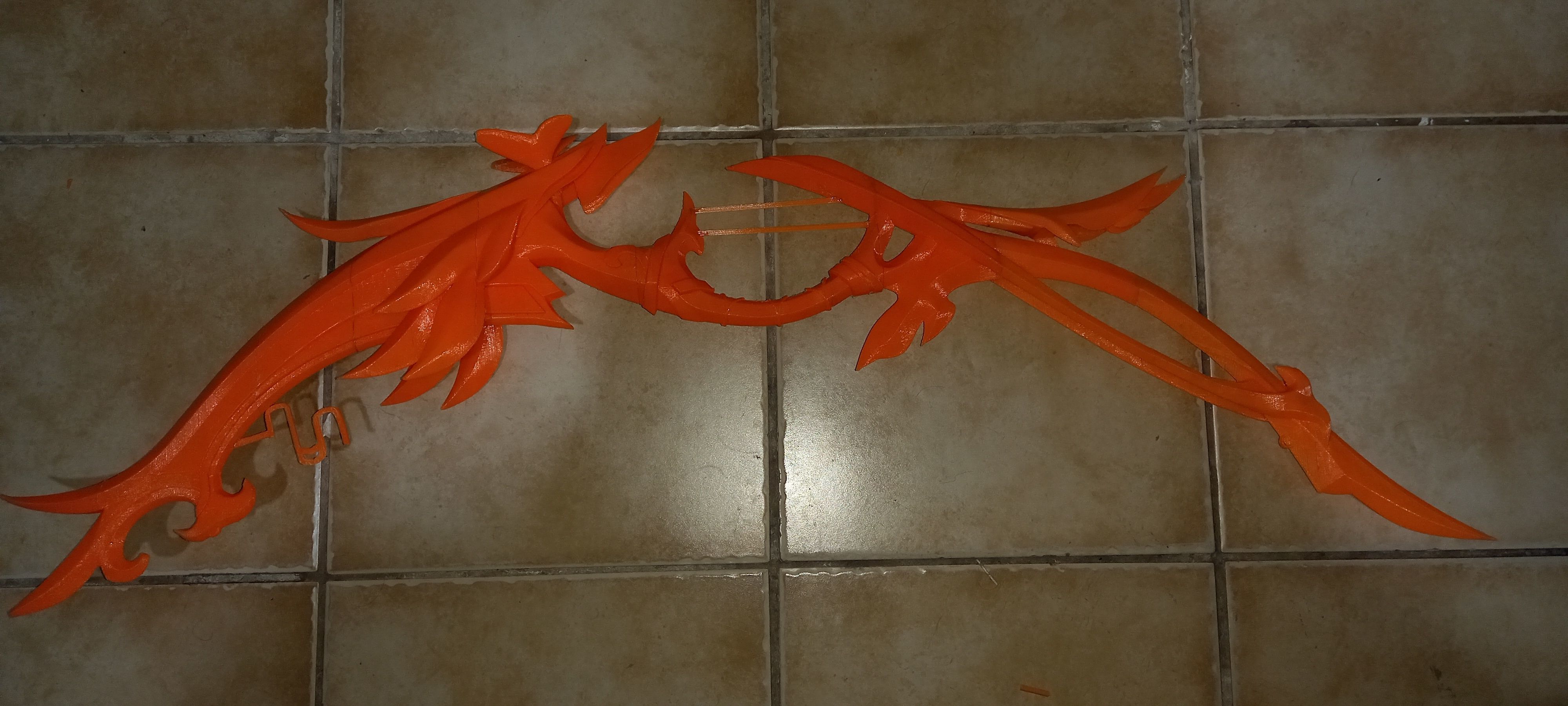 genshin impact yelan aqua simulacra bow 3D model 3D printable CGTrader