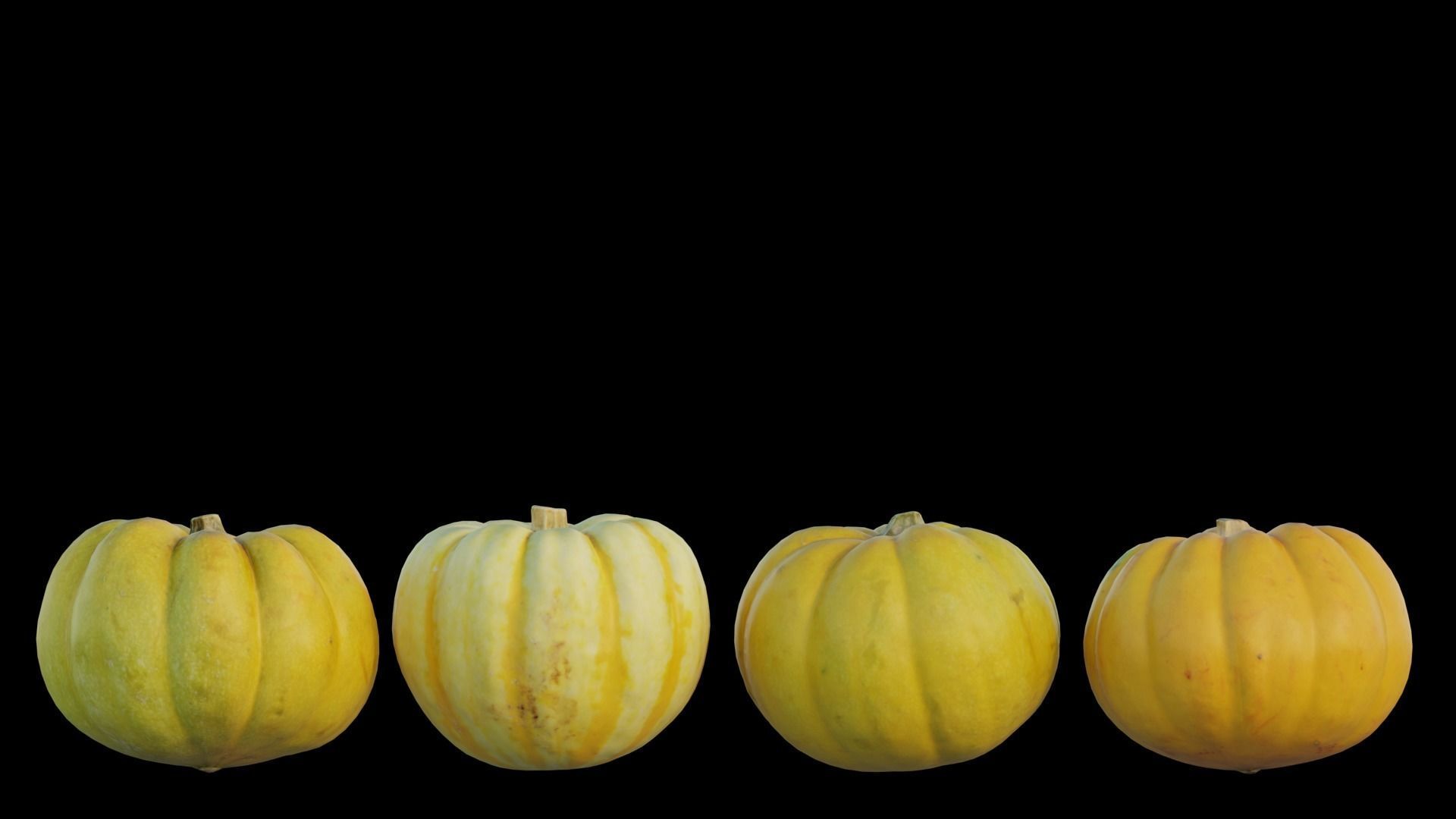 Mini Pumpkin 02 3D model_8