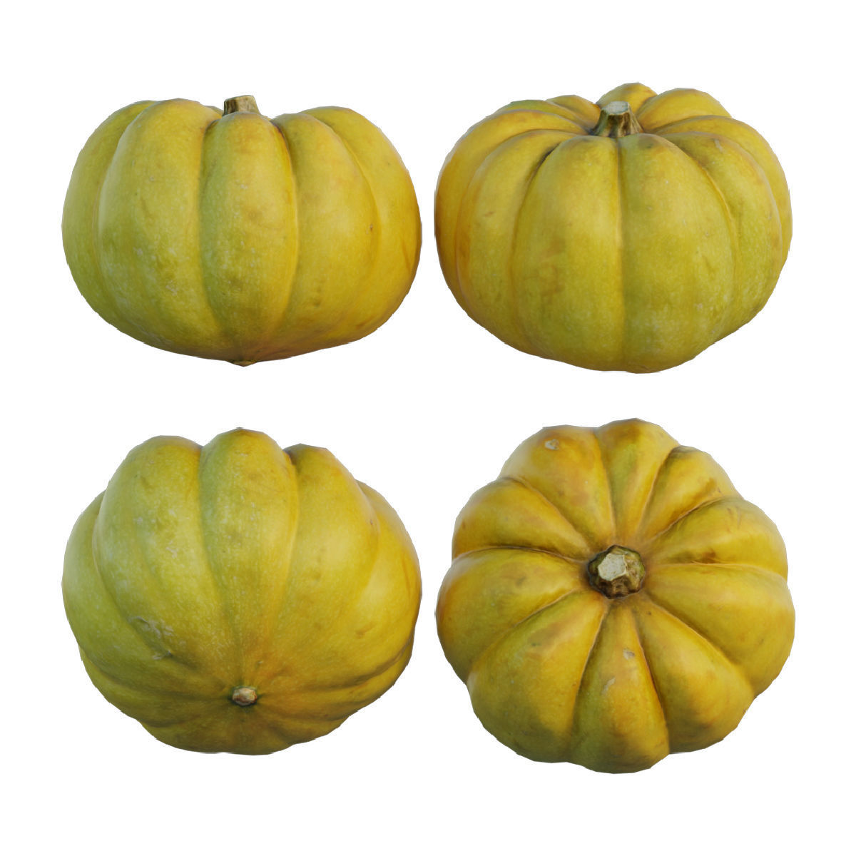 Mini Pumpkin 02 3D model_4