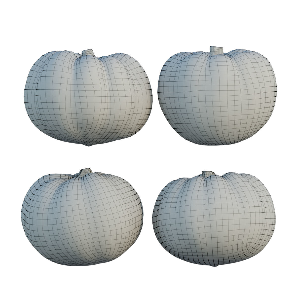 Mini Pumpkin 02 3D model_10