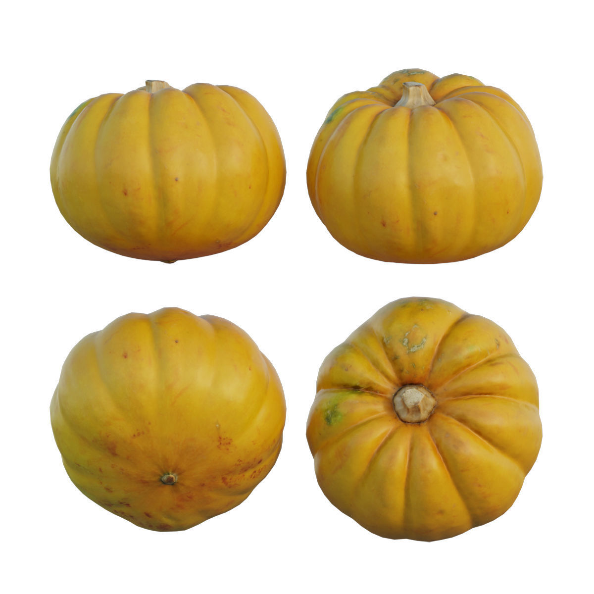 Mini Pumpkin 02 3D model_7