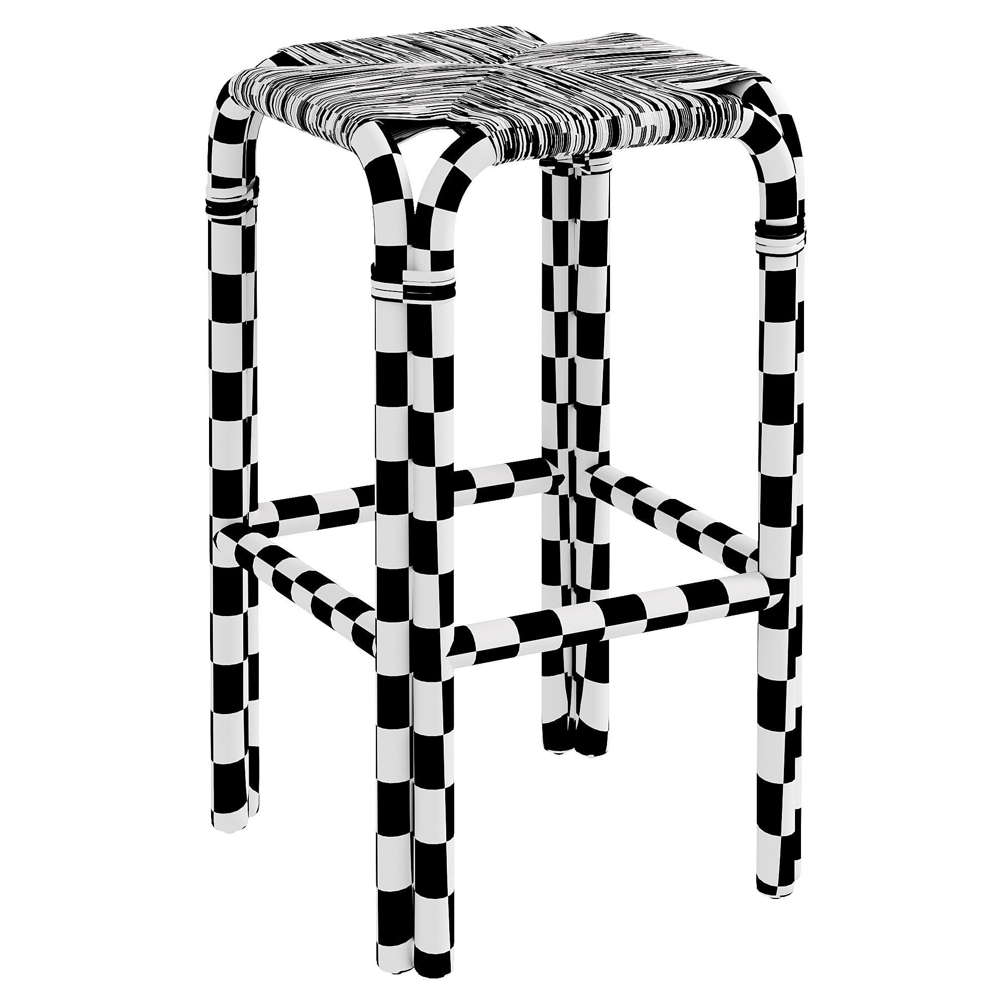 ROLLICK BARSTOOL 3D model_4