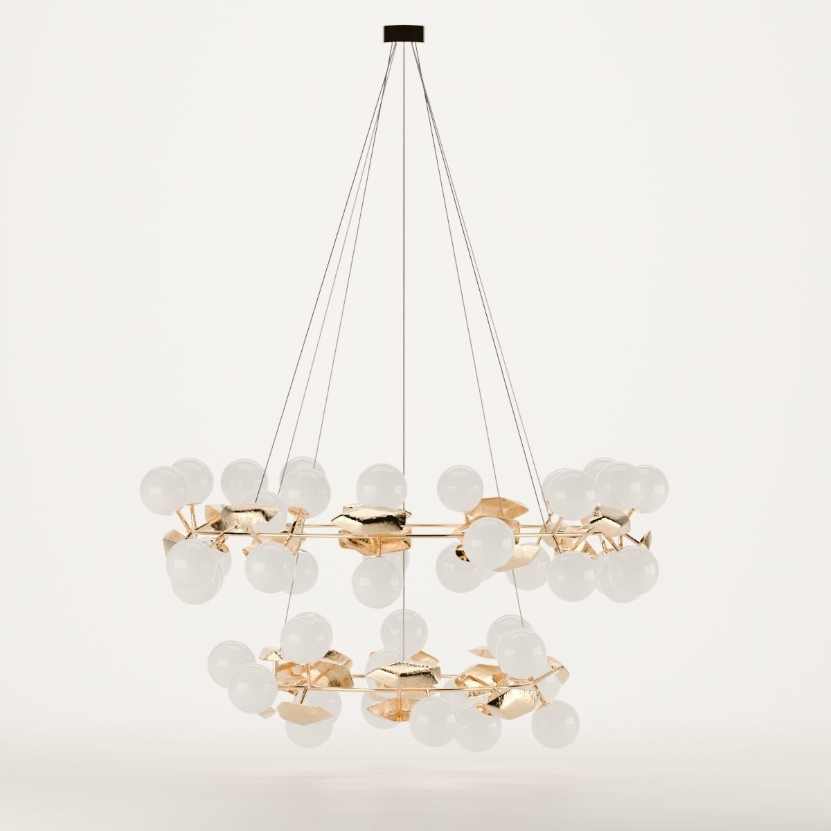 Boca Do Lobo Hera Round II Chandelier 3D model_3