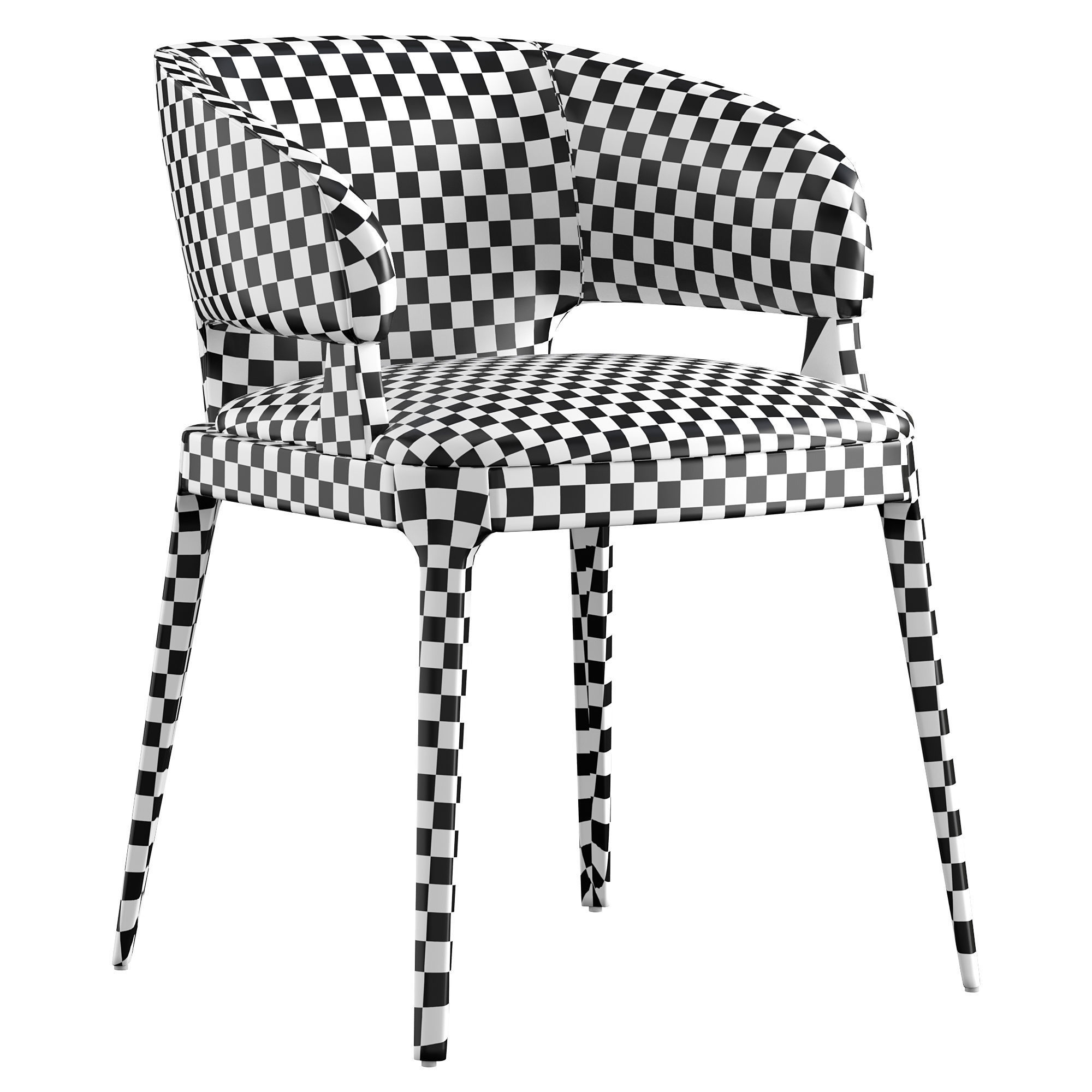 Manille Armchair by collinet 3D model_7