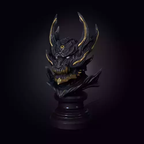 Kiba the Dark Knight Bust pre supported