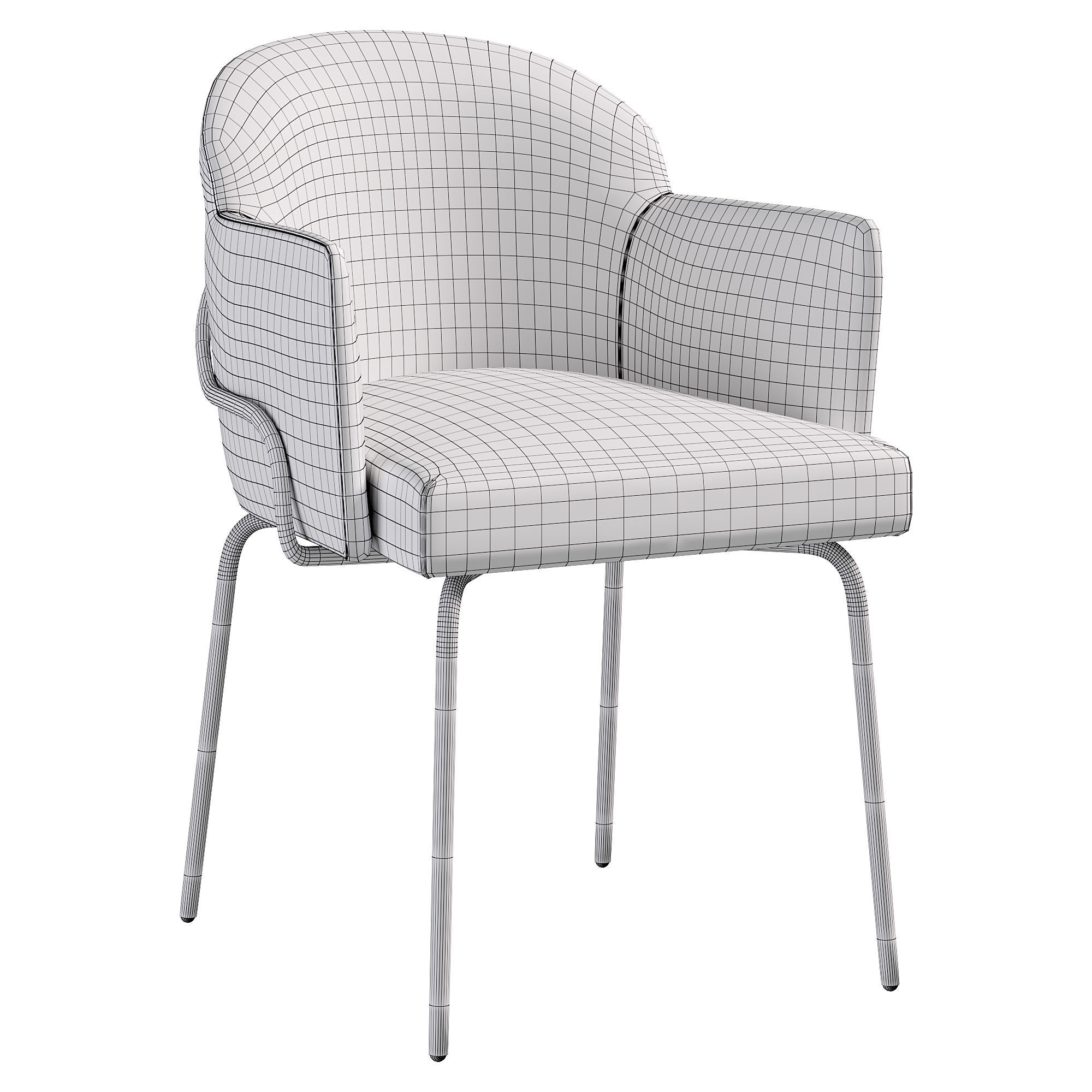 Hypsos Armchair by collinet 3D model_3