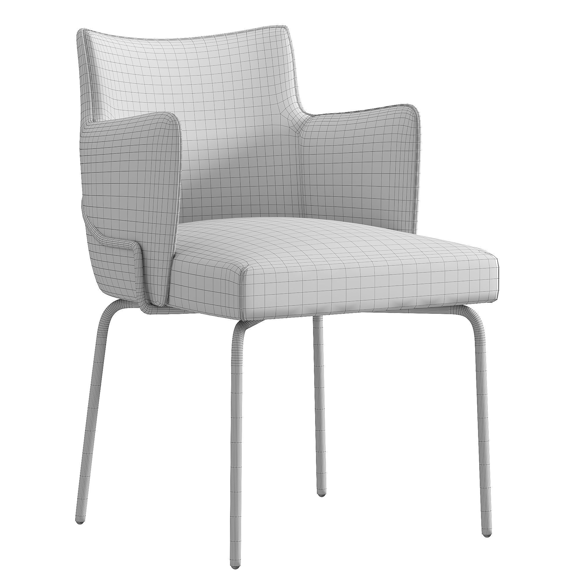 COSMOS BRIDGE CHAIR by collinet 3D model_3