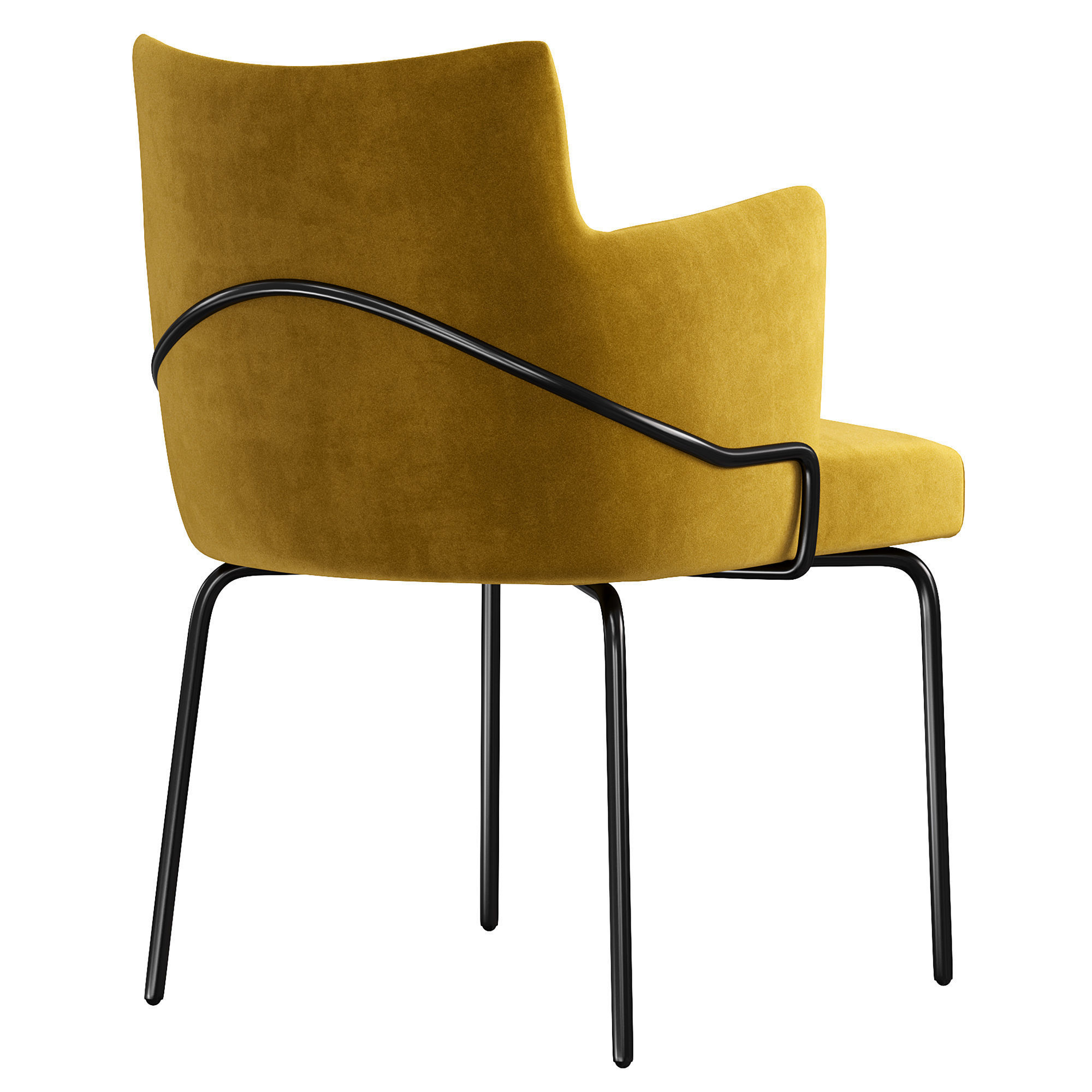 COSMOS BRIDGE CHAIR by collinet 3D model_2