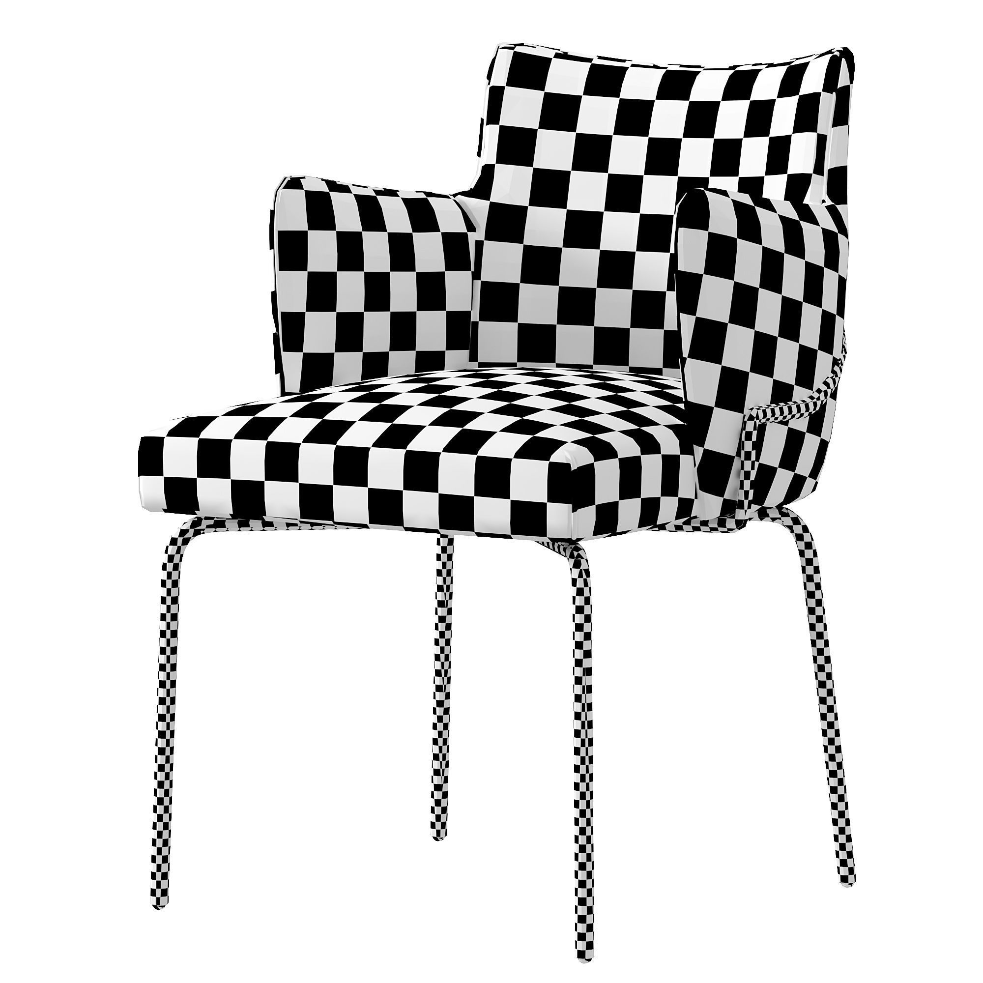 COSMOS BRIDGE CHAIR by collinet 3D model_4