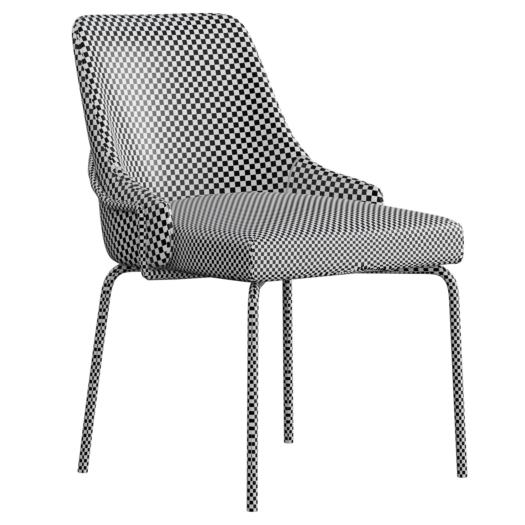 Cosmos chair by collinet 3D model_4