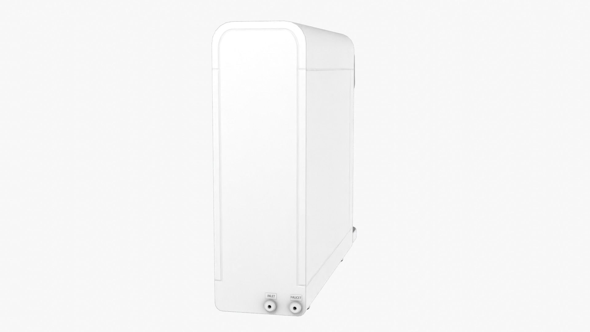 Water Purifier Low-poly 3D model_5