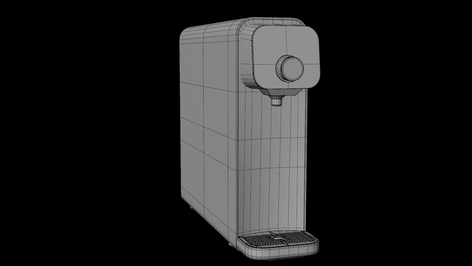 Water Purifier Low-poly 3D model_16