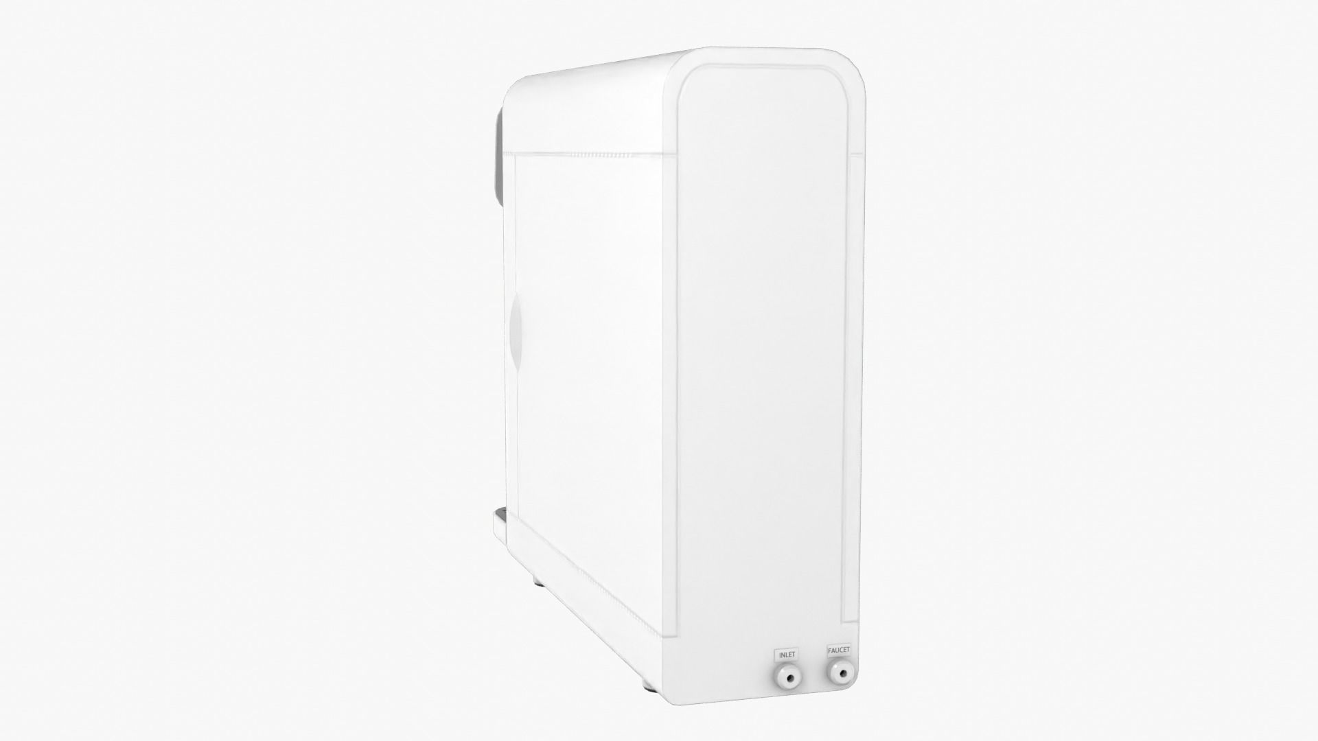 Water Purifier Low-poly 3D model_4