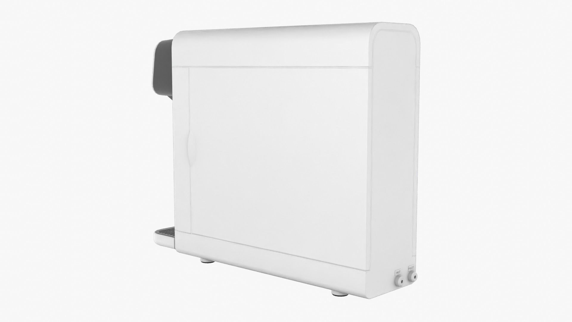 Water Purifier Low-poly 3D model_3