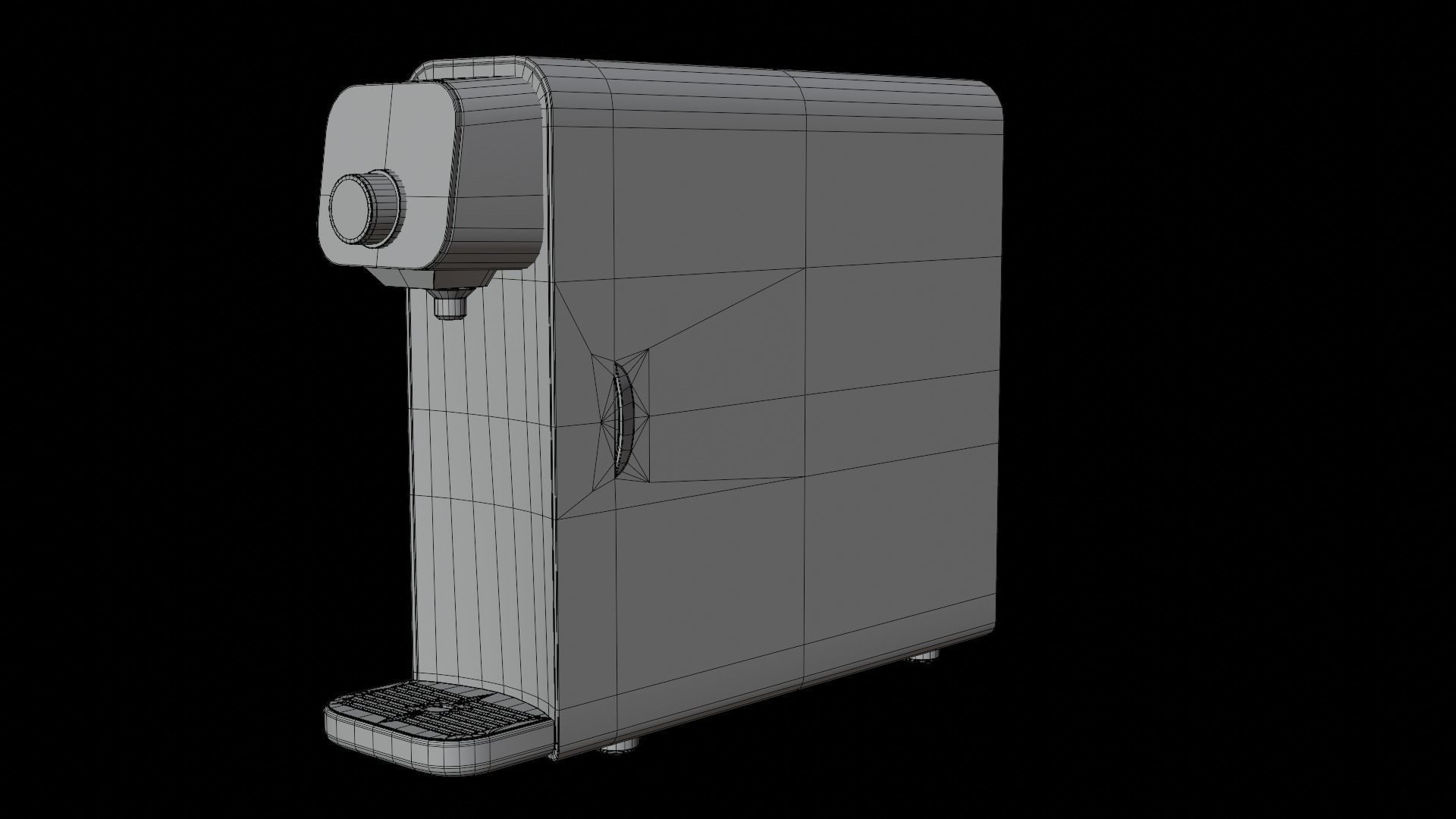 Water Purifier Low-poly 3D model_13