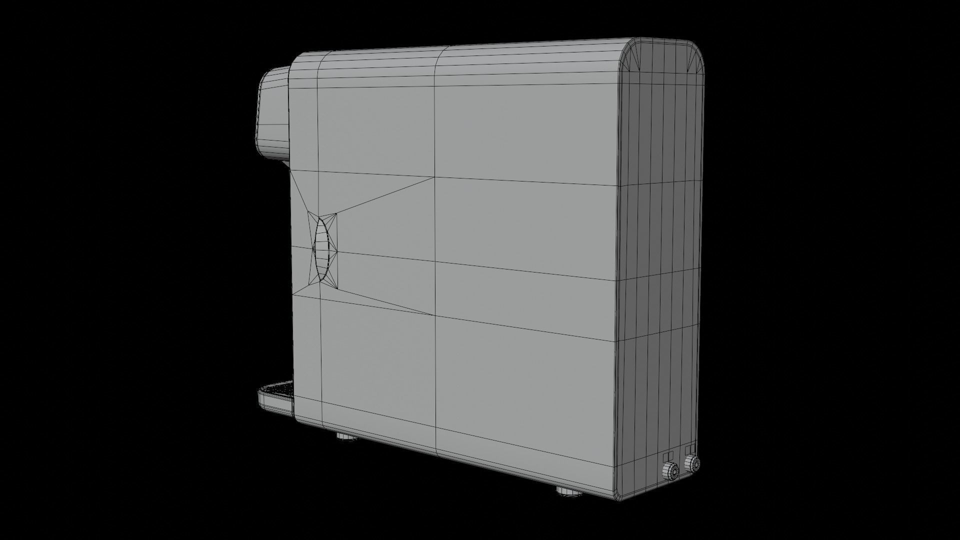 Water Purifier Low-poly 3D model_14