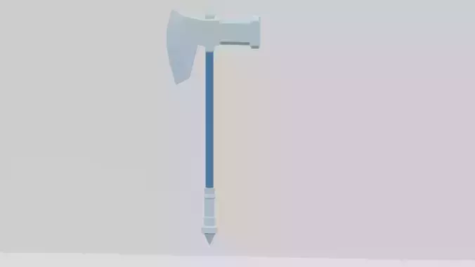 HumerAxe LowPoly plastic pipe with handle