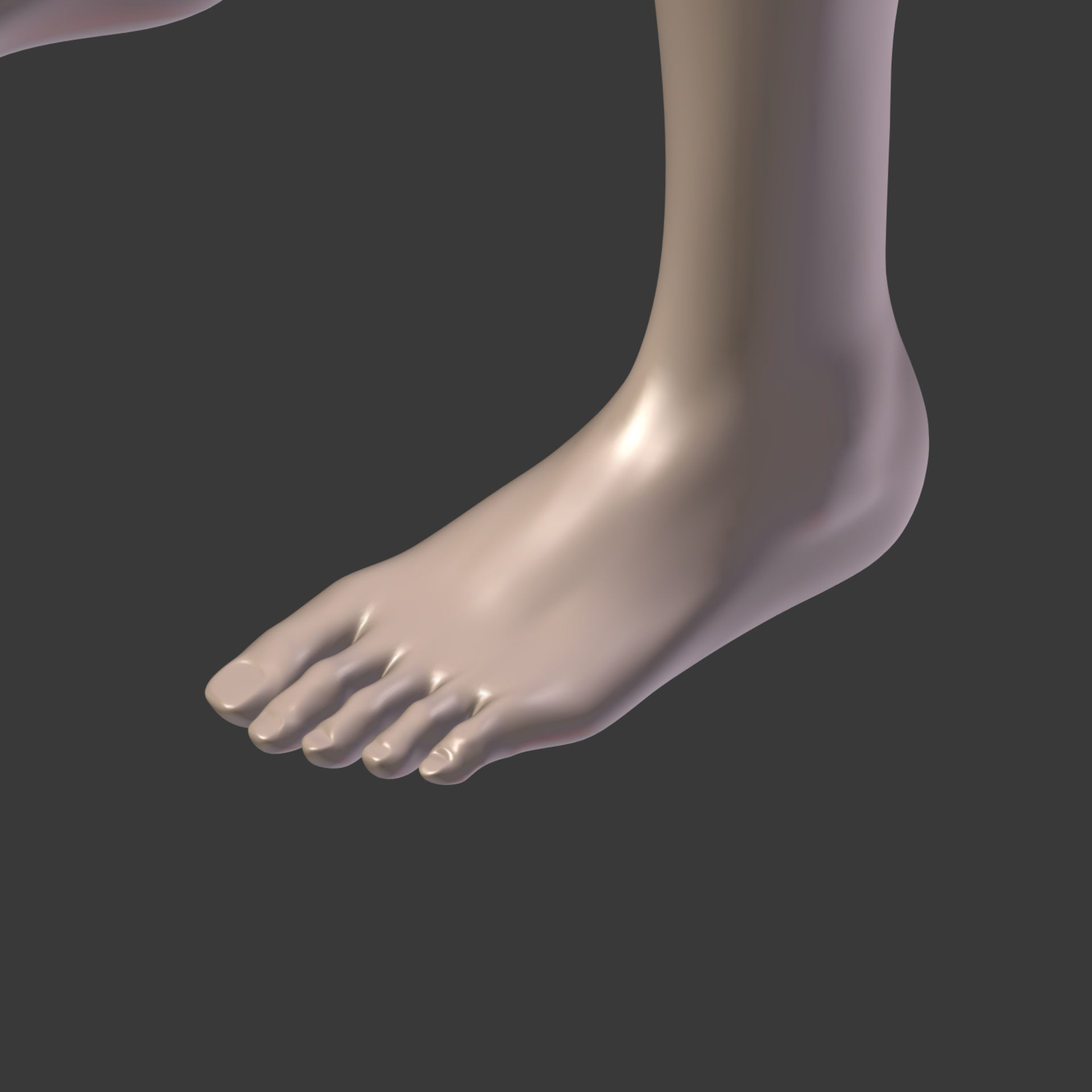 Surfer -- 3 Skin Textures Low-poly 3D model_32