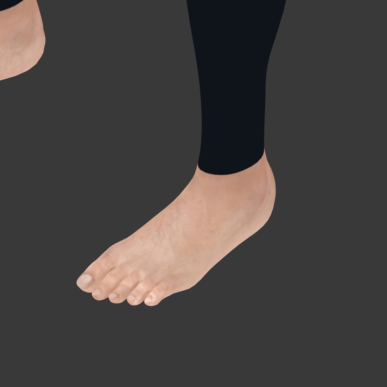 Surfer -- 3 Skin Textures Low-poly 3D model_16