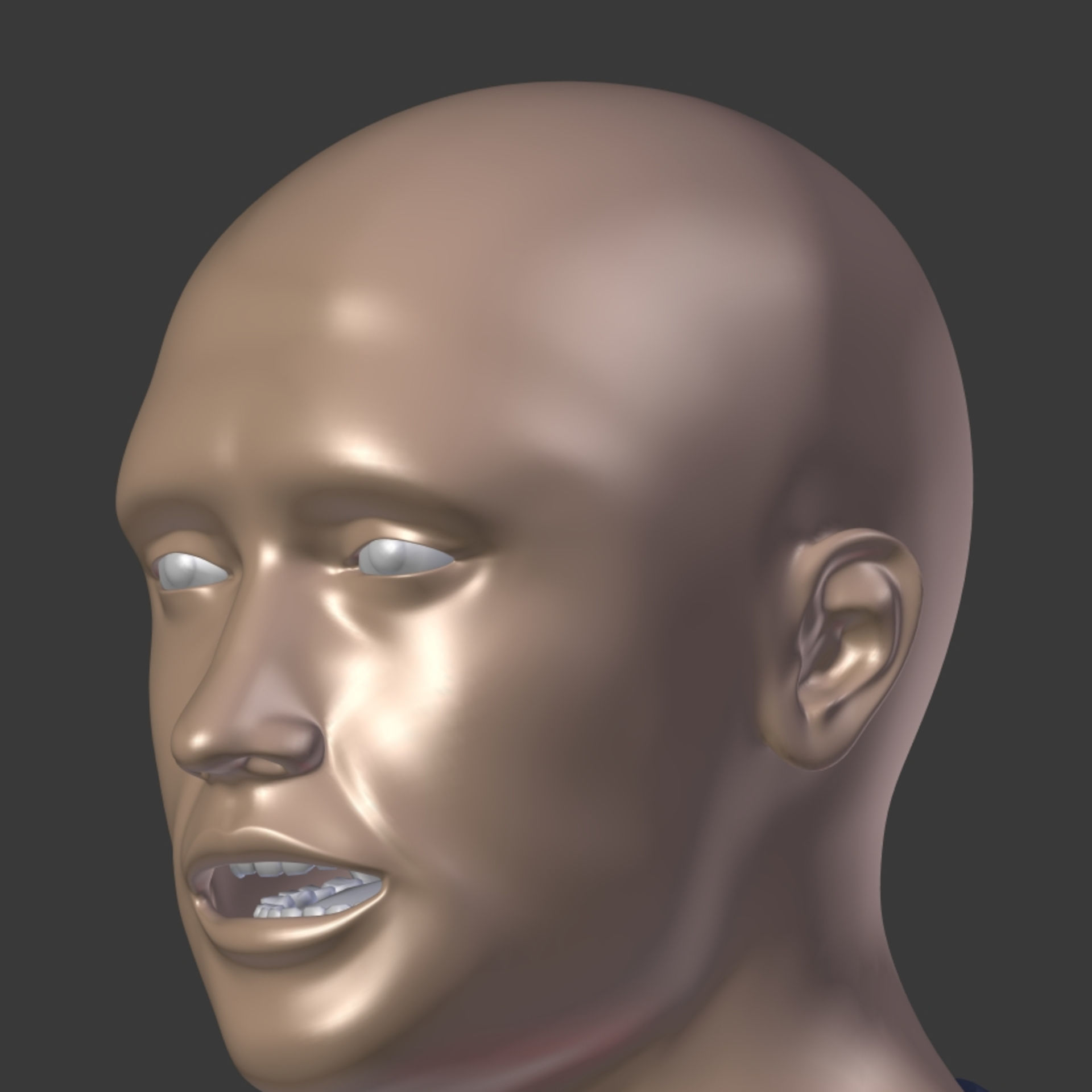 Surfer -- 3 Skin Textures Low-poly 3D model_36