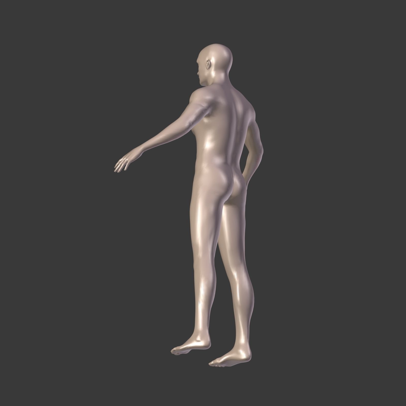 Surfer -- 3 Skin Textures Low-poly 3D model_24