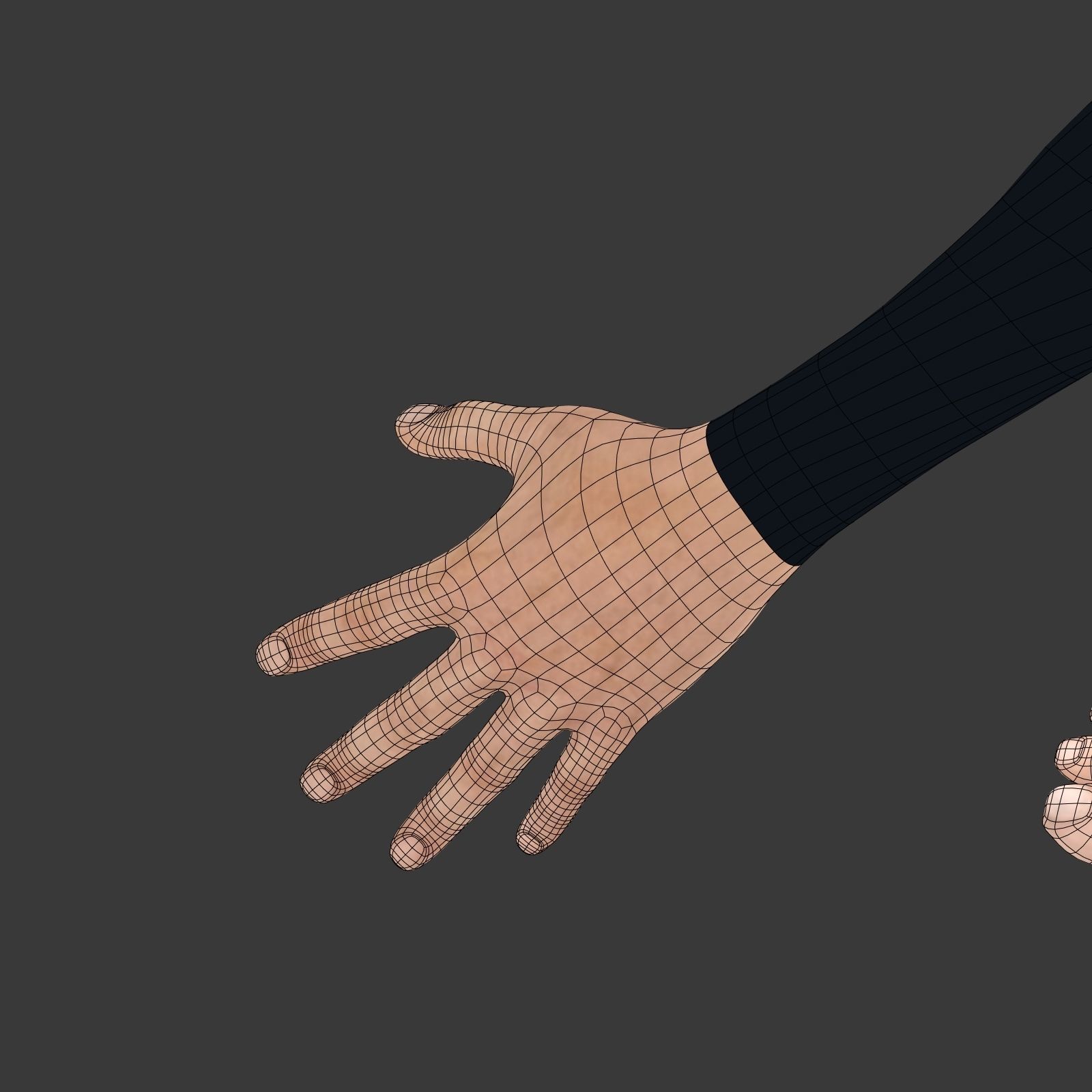 Surfer -- 3 Skin Textures Low-poly 3D model_13