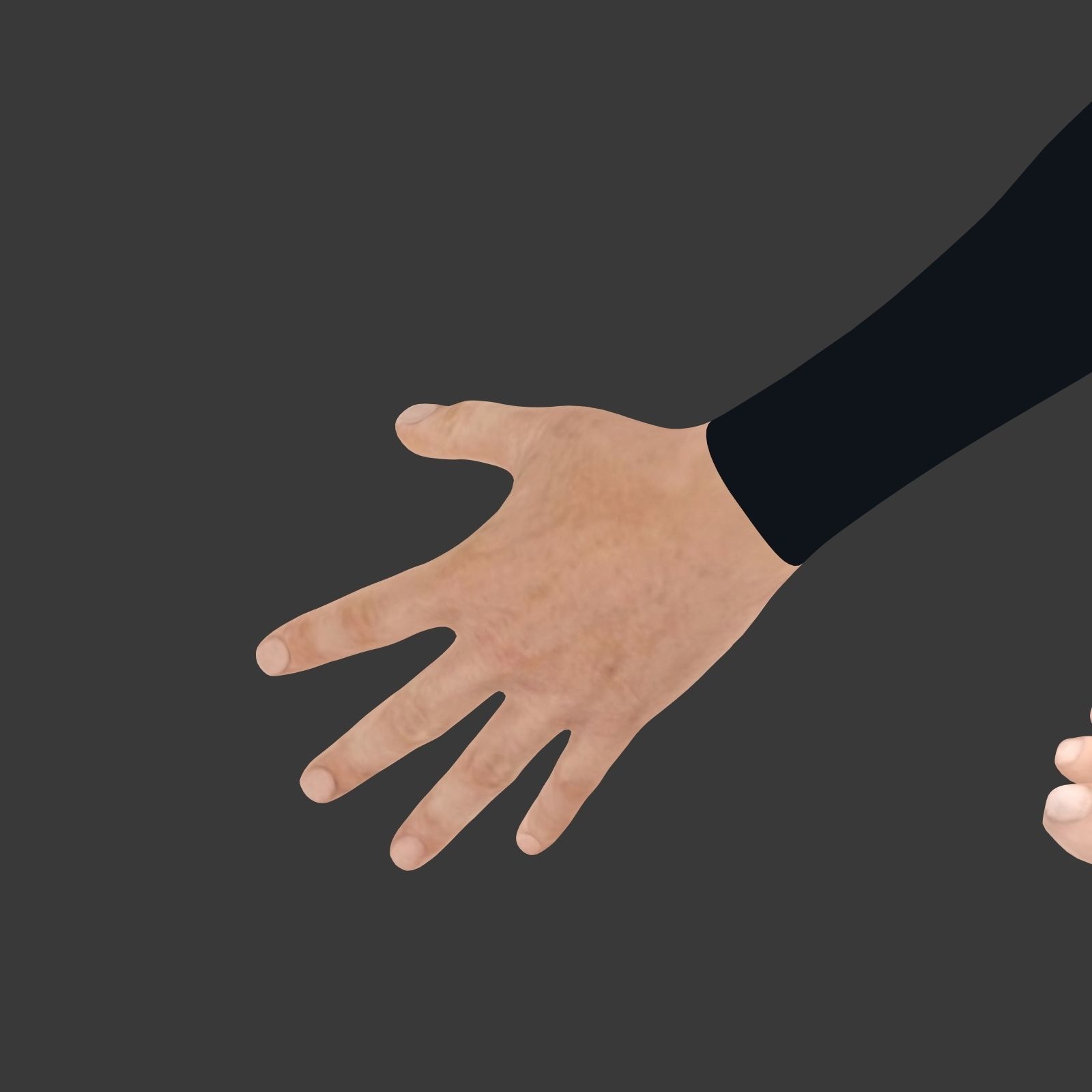 Surfer -- 3 Skin Textures Low-poly 3D model_12