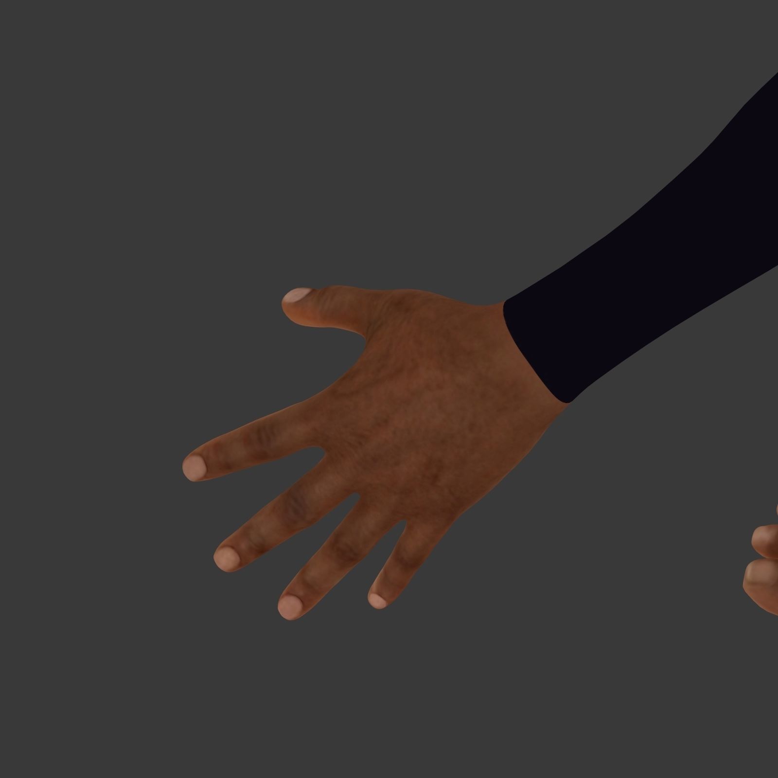 Surfer -- 3 Skin Textures Low-poly 3D model_15