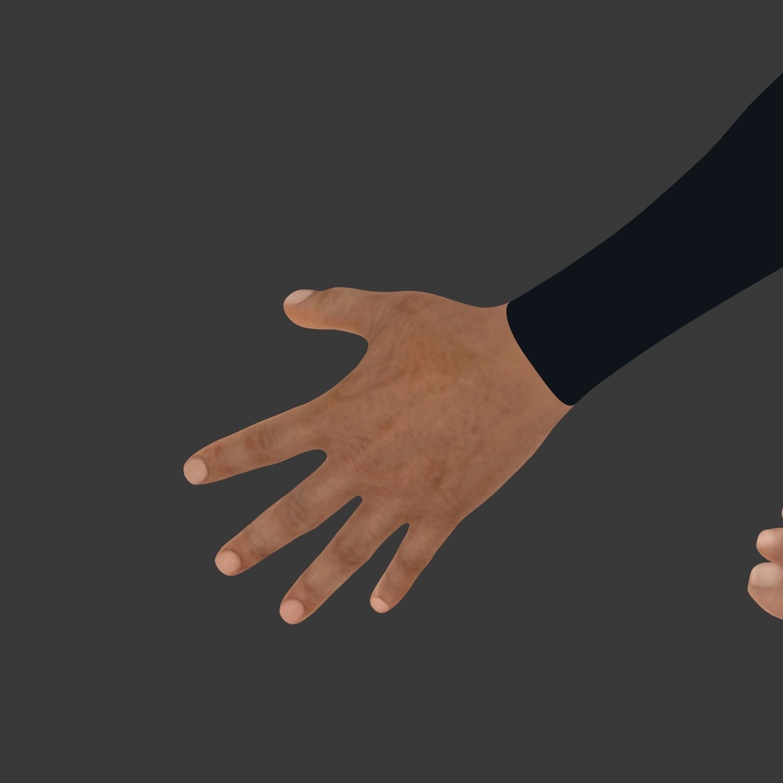 Surfer -- 3 Skin Textures Low-poly 3D model_14