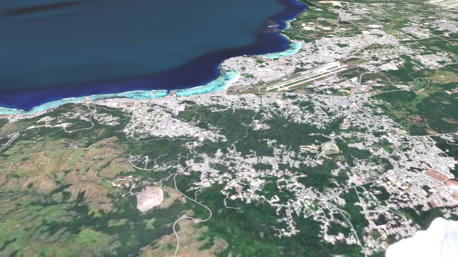Guam Island USA  3D model_3
