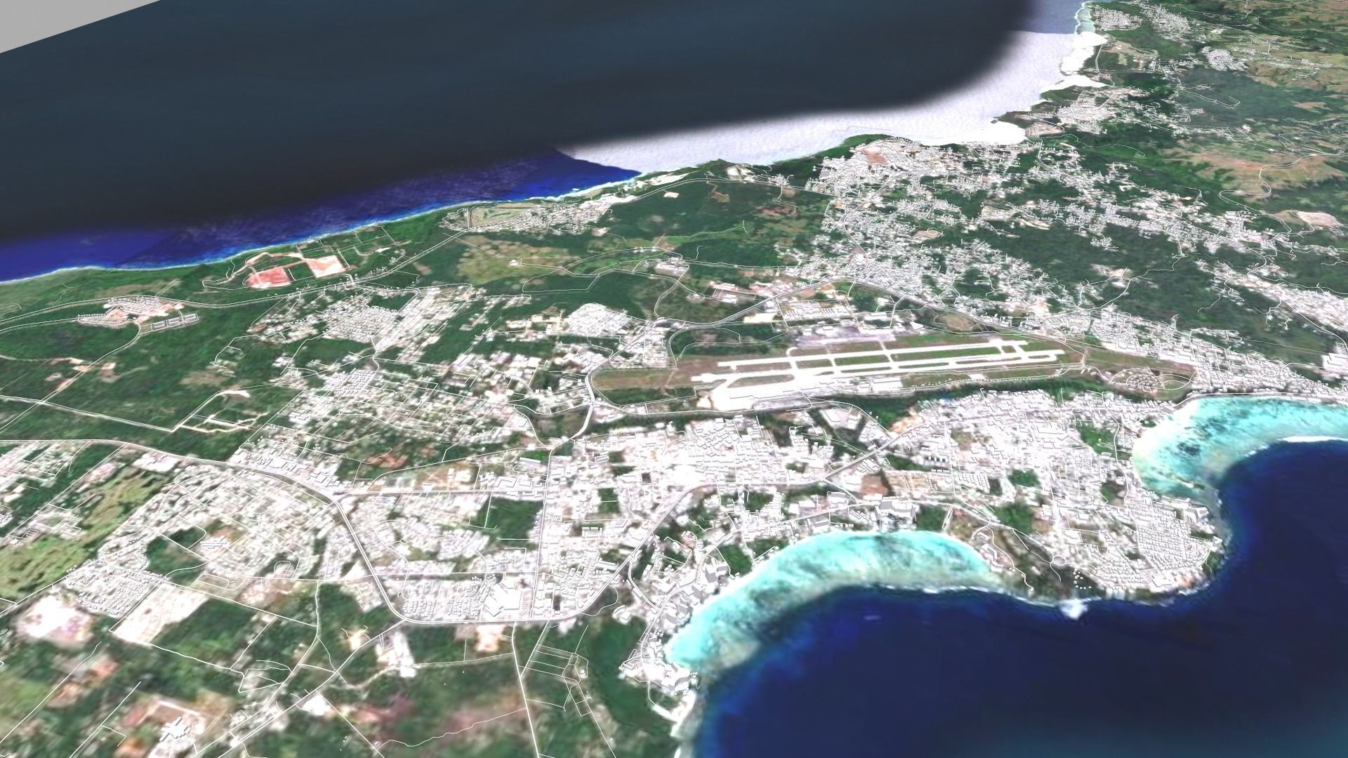 Guam Island USA  3D model_2