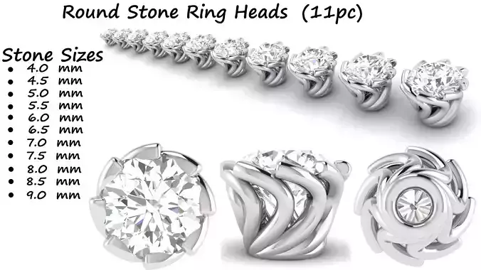Ring Heads Type 16 -11pc 