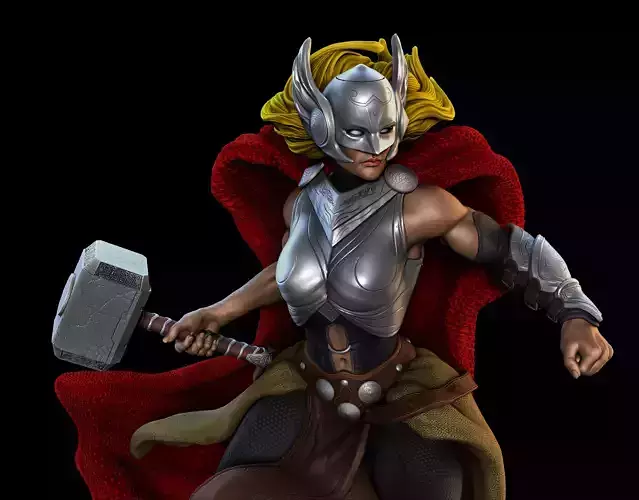 Lady Thor 3D print model