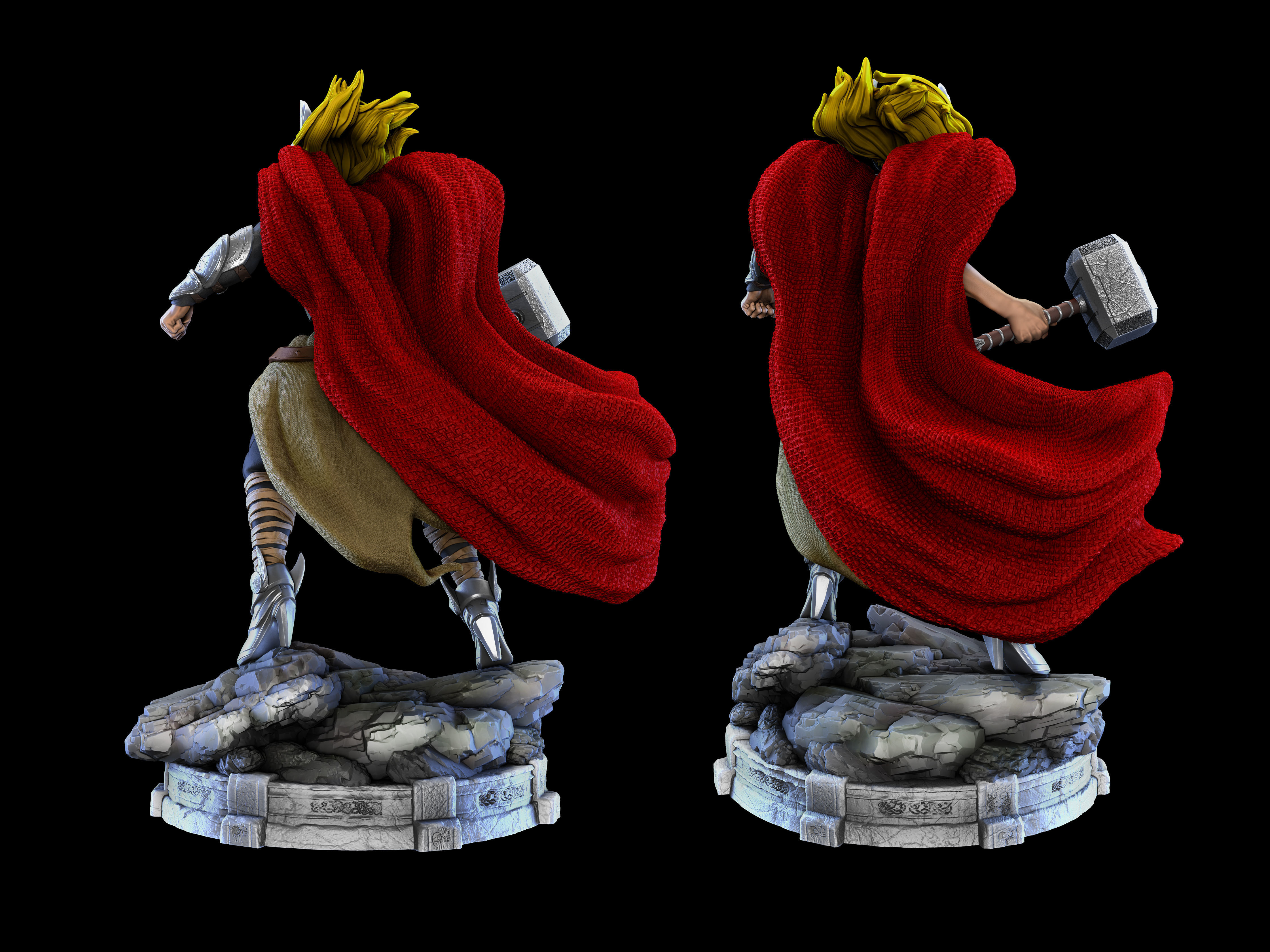 Lady Thor 3D print model_2