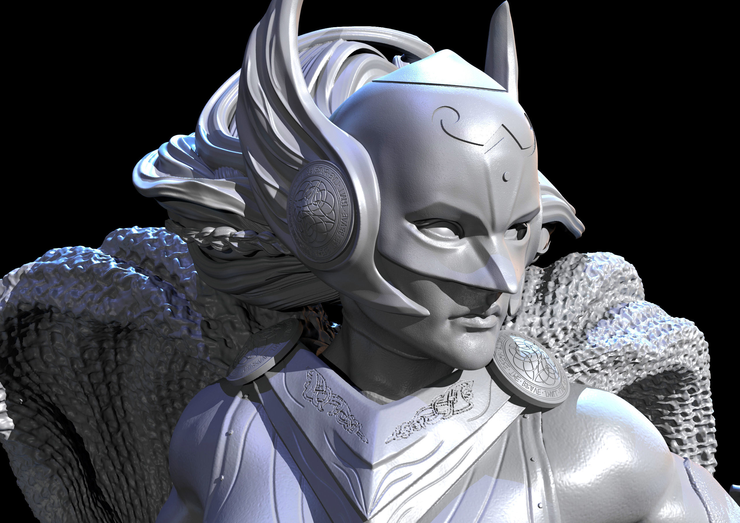 Lady Thor 3D print model_7