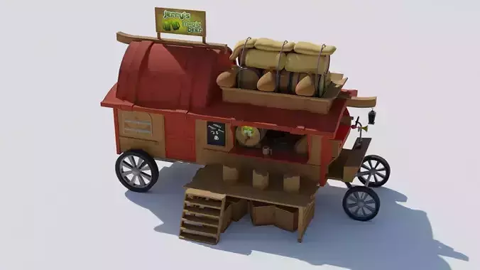 Medieval Fantasy Wagon