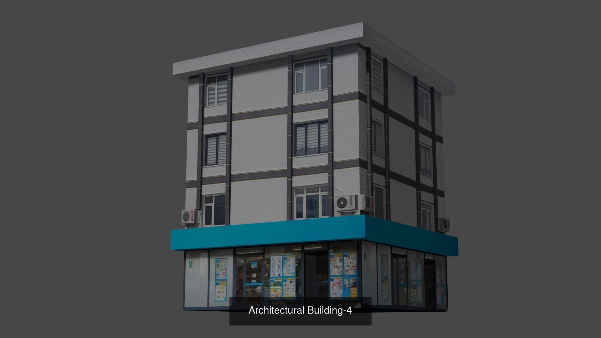 Architectural Building Pack  3D Model Collection_3