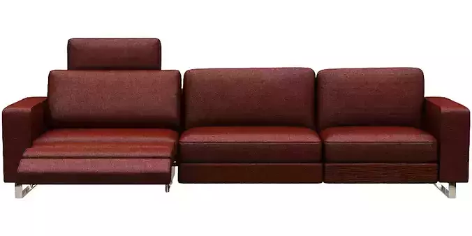 Sofa 3 seater with left chaise lounge