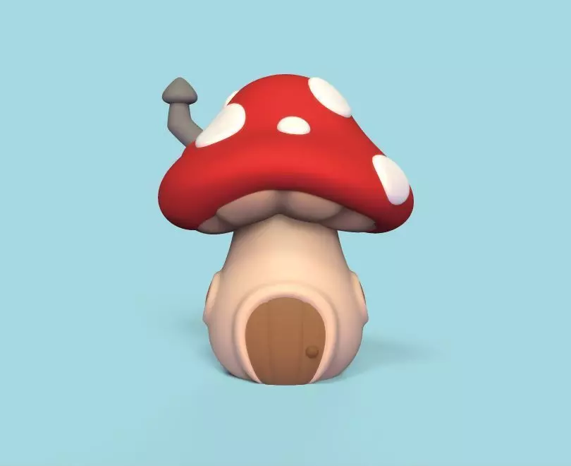 Gnome Little House 3D print model_0