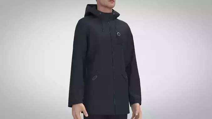 Hooded Zip-up Jacket