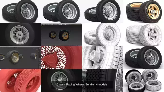 Classic Racing Wheels Bundle