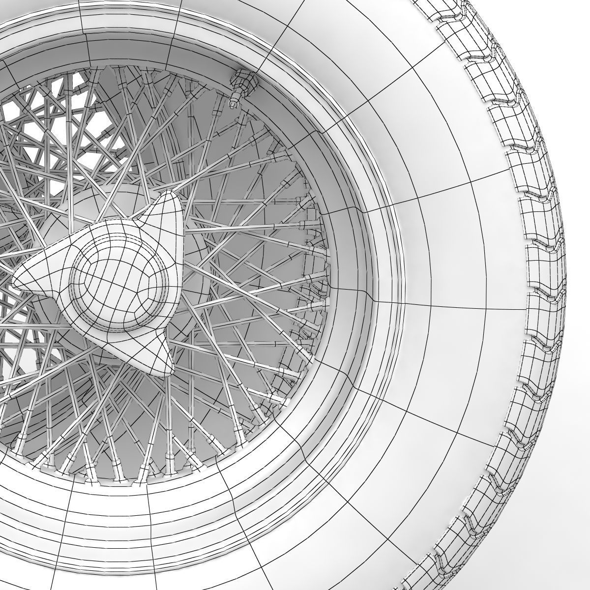 Classic Racing Wheels Bundle 3D Model Collection_5